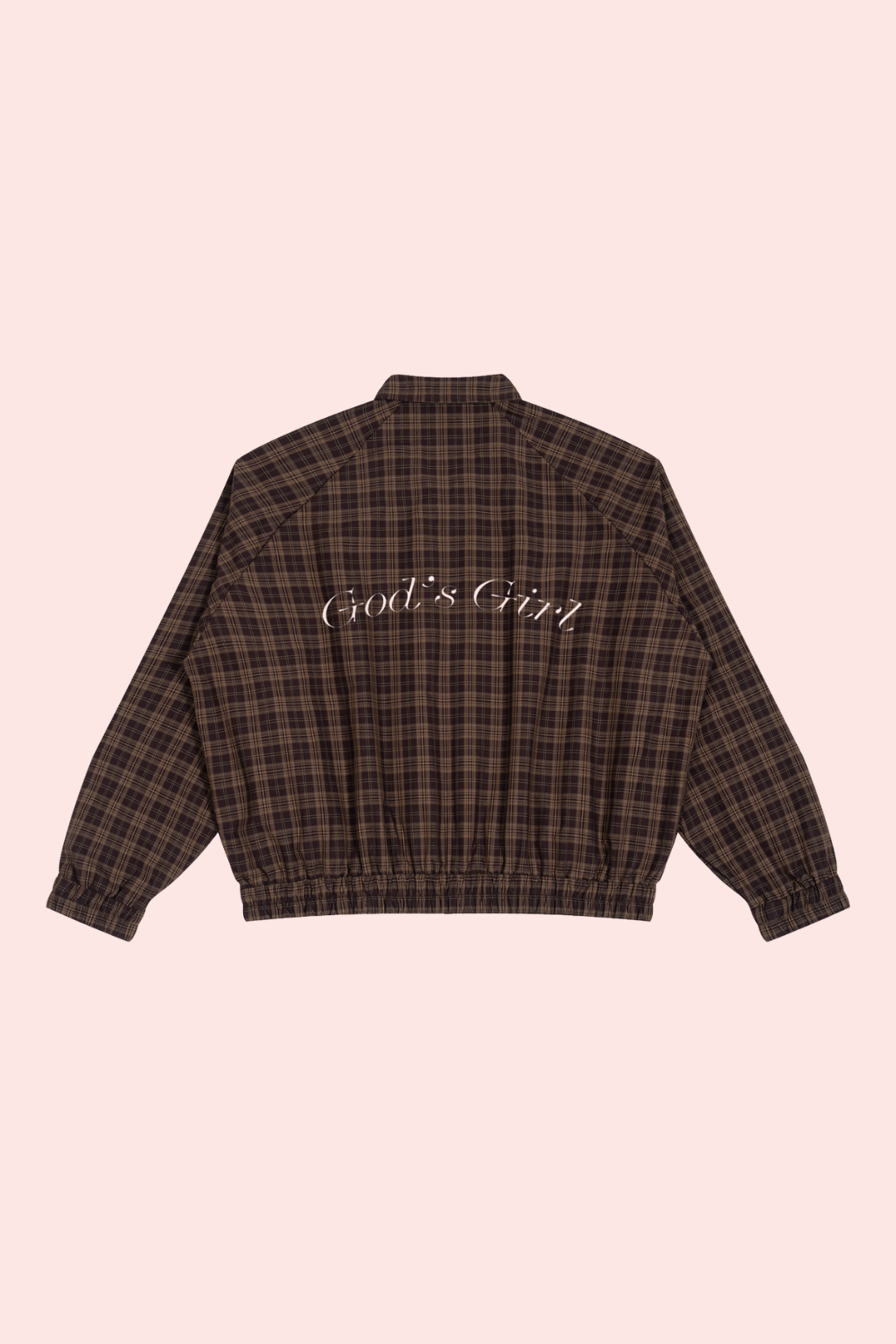 God's Girl Plaid Track Jacket