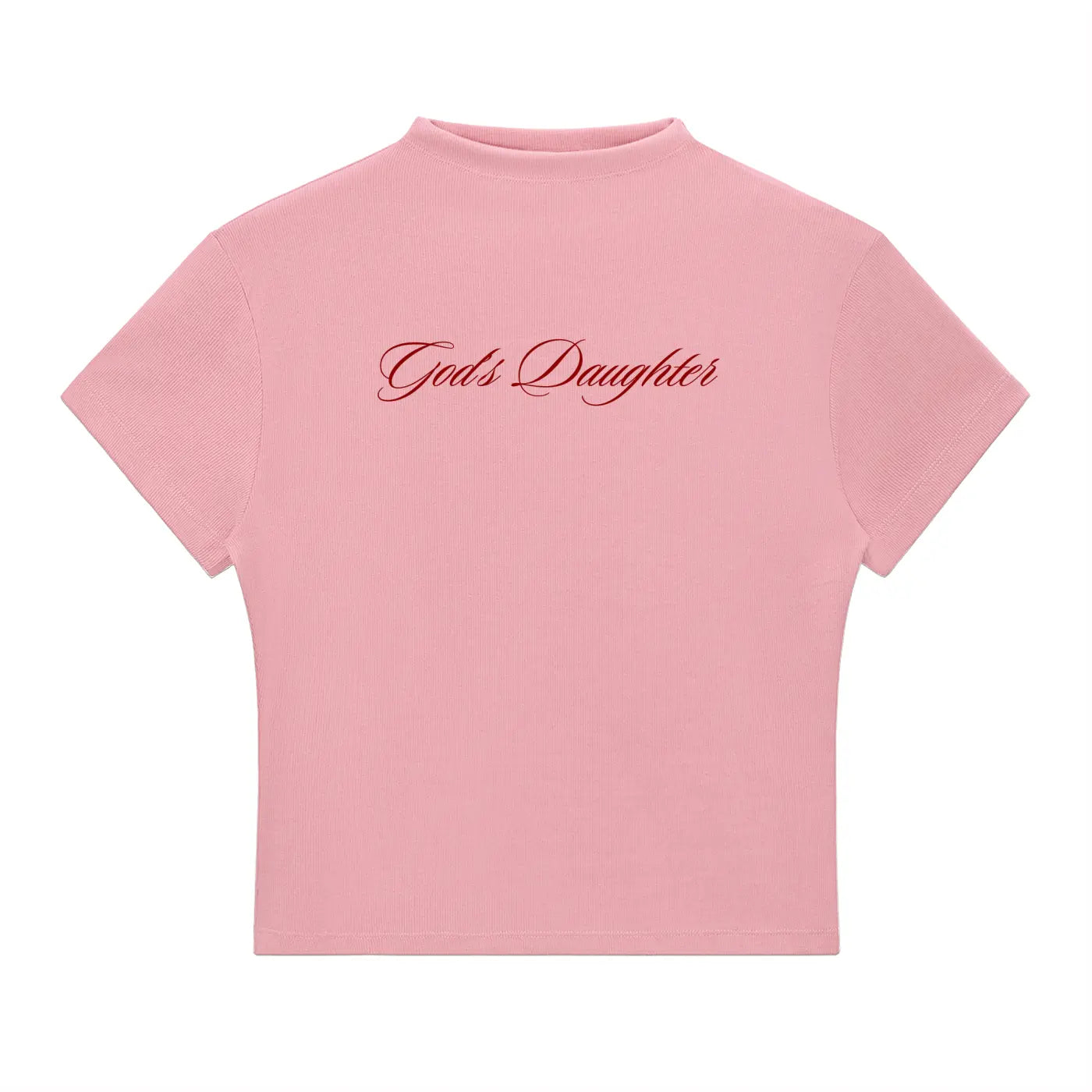 God's Daughter Mock Neck Top - Pink