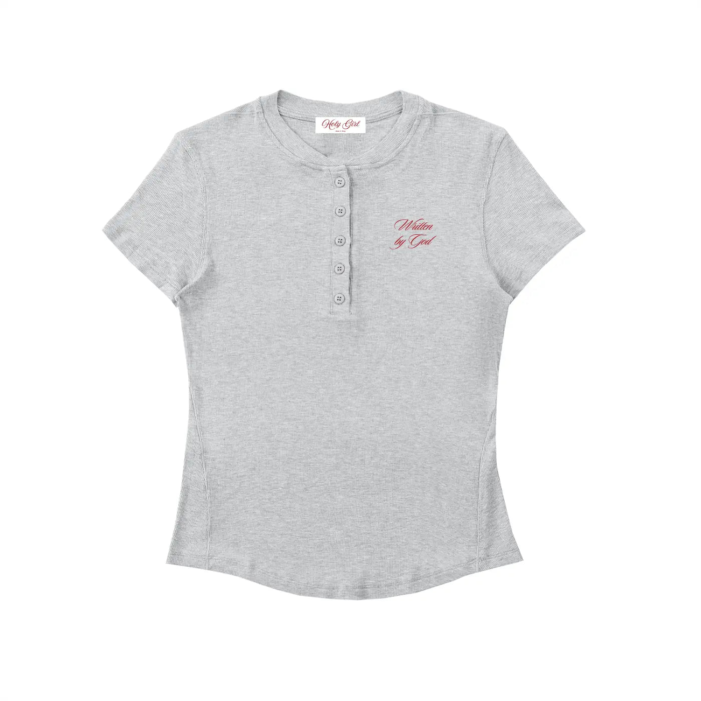 Short sleeve top,Baby Tee,Henley