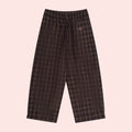 God's Girl Plaid Wide Leg Trouser