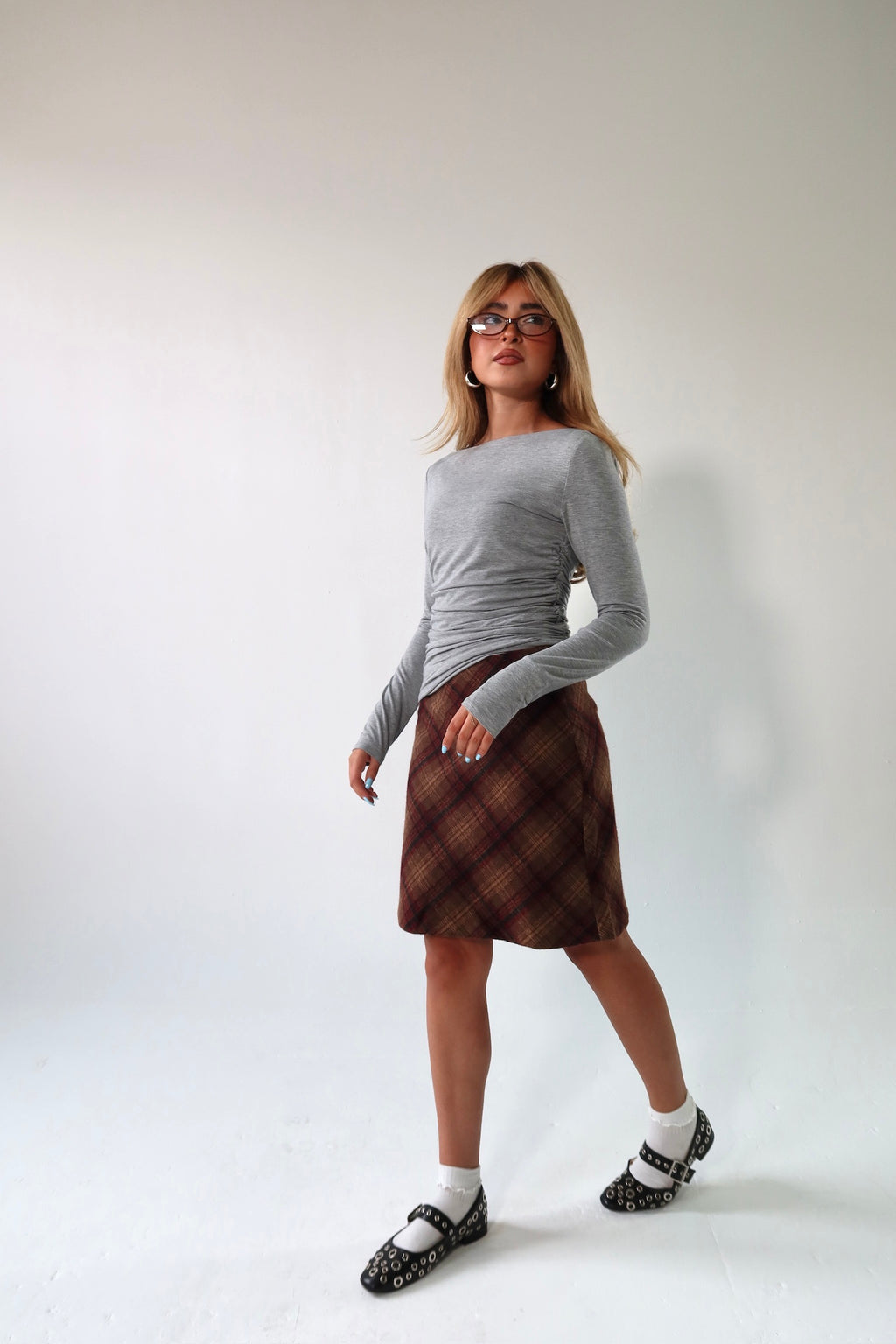 Warm Up Ruched Long Sleeve Top