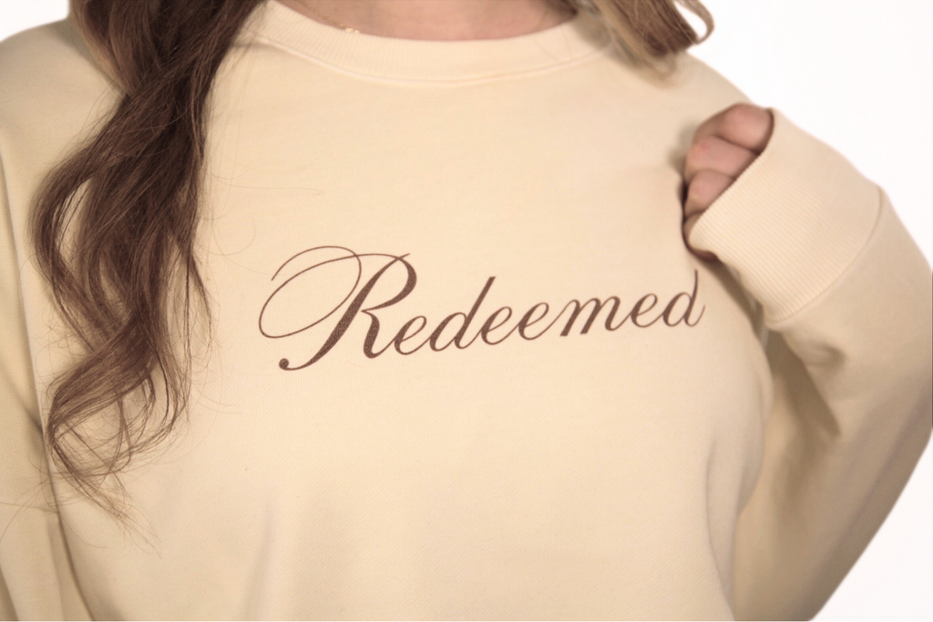 Redeemed Vintage Washed Cropped Sweatshirt
