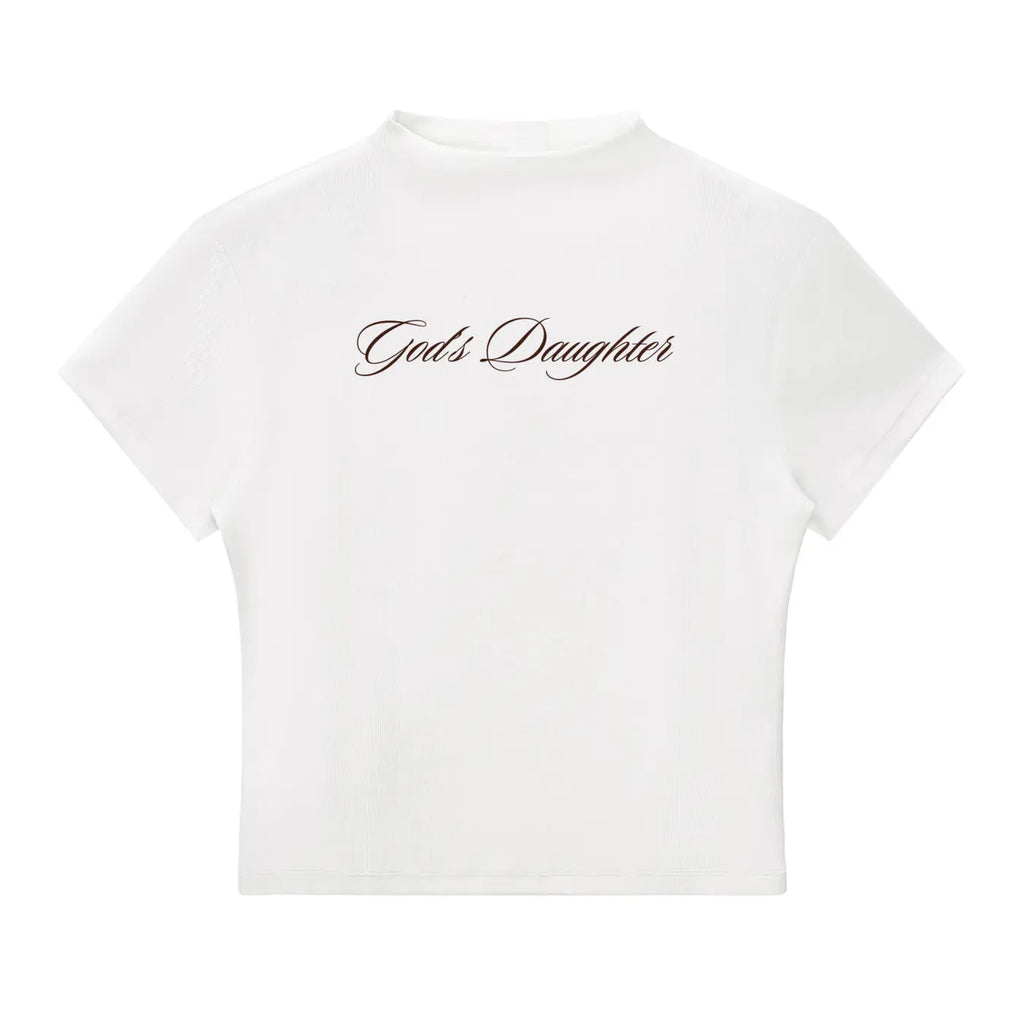 God's Daughter Mock Neck Top