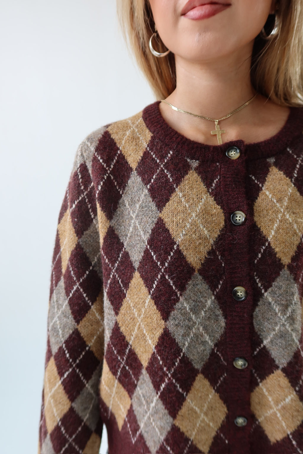 Fellowship Hall Argyle Cardigan
