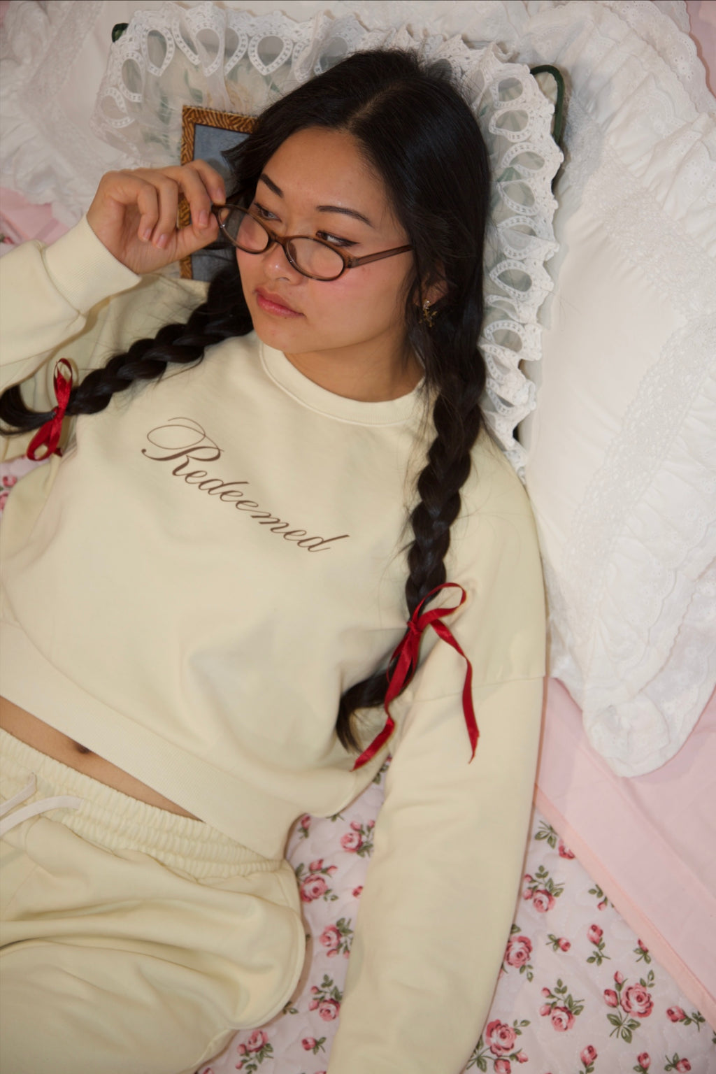 Redeemed Vintage Washed Cropped Sweatshirt