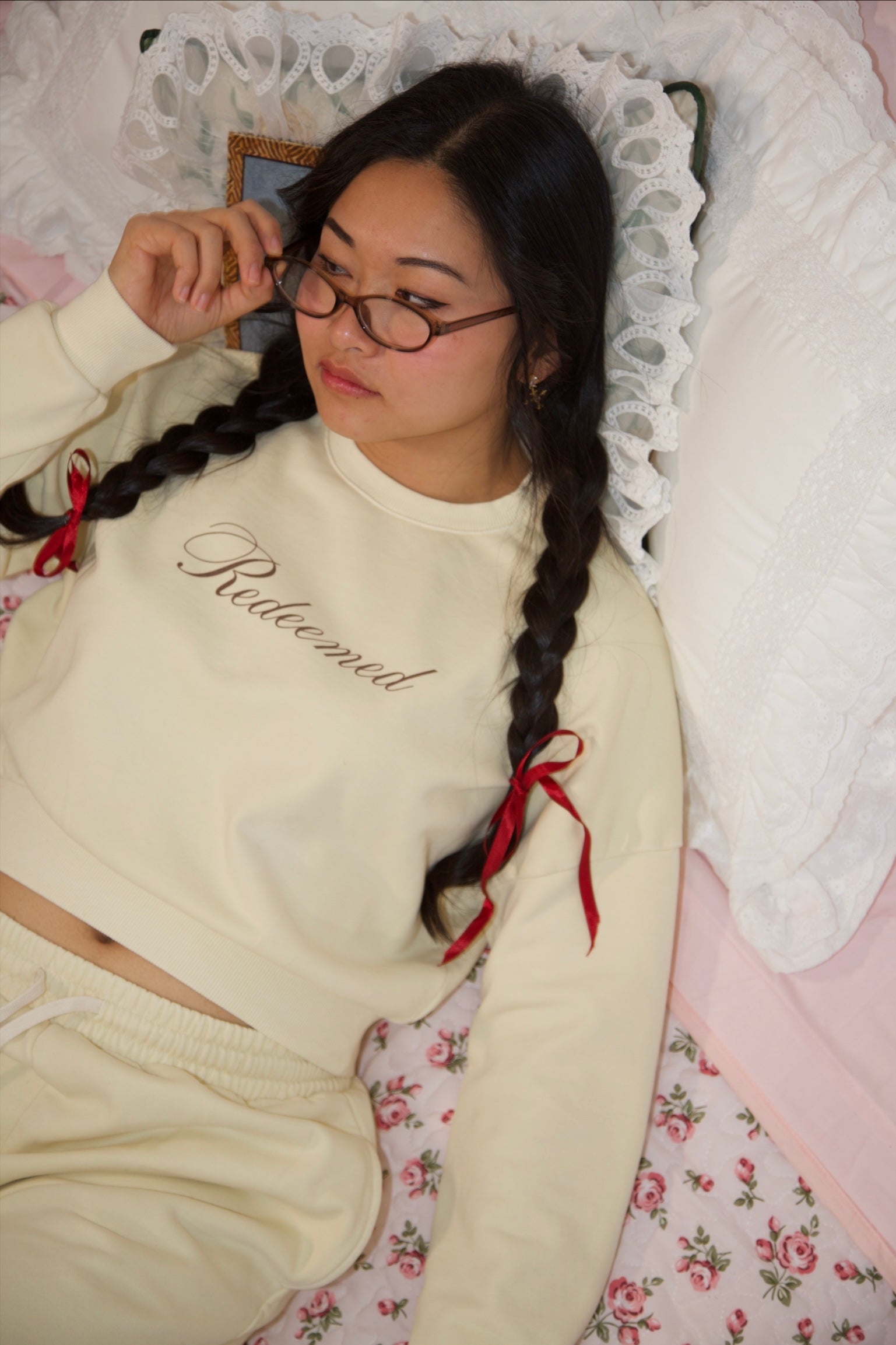Redeemed Vintage Washed Cropped Sweatshirt