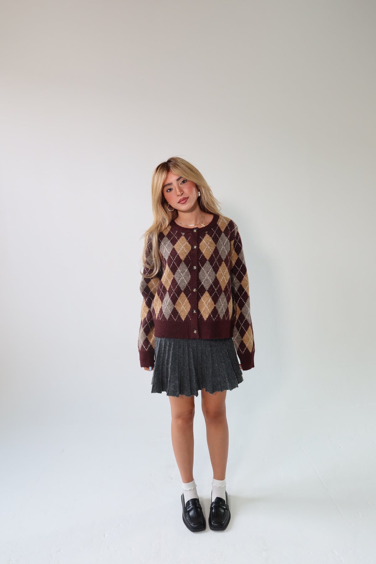 Fellowship Hall Argyle Cardigan