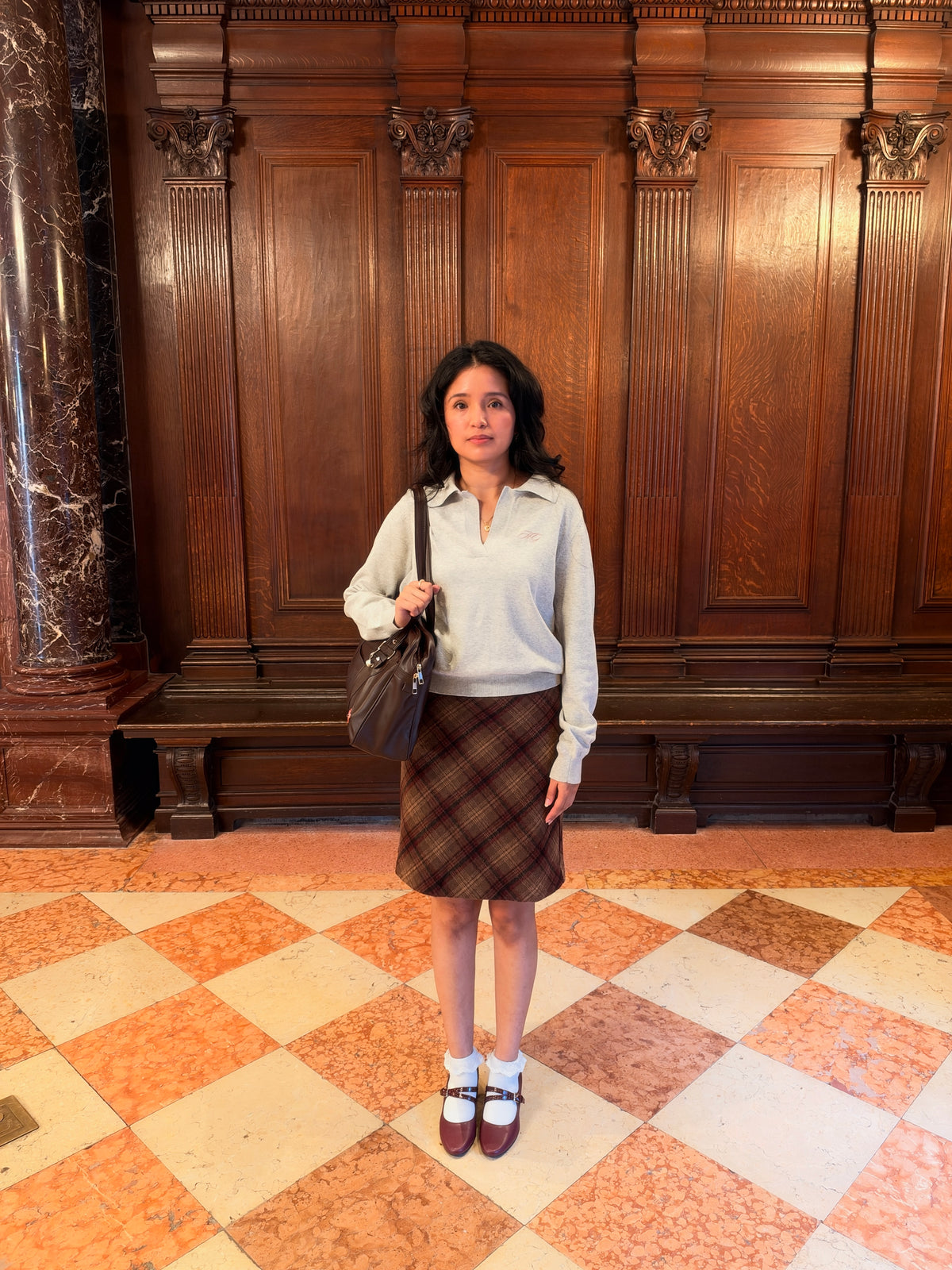 HG Collared Knit Sweater