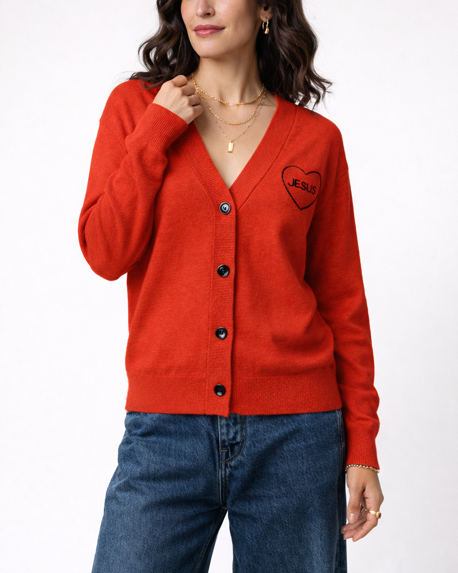 Jesus Heart Cardigan