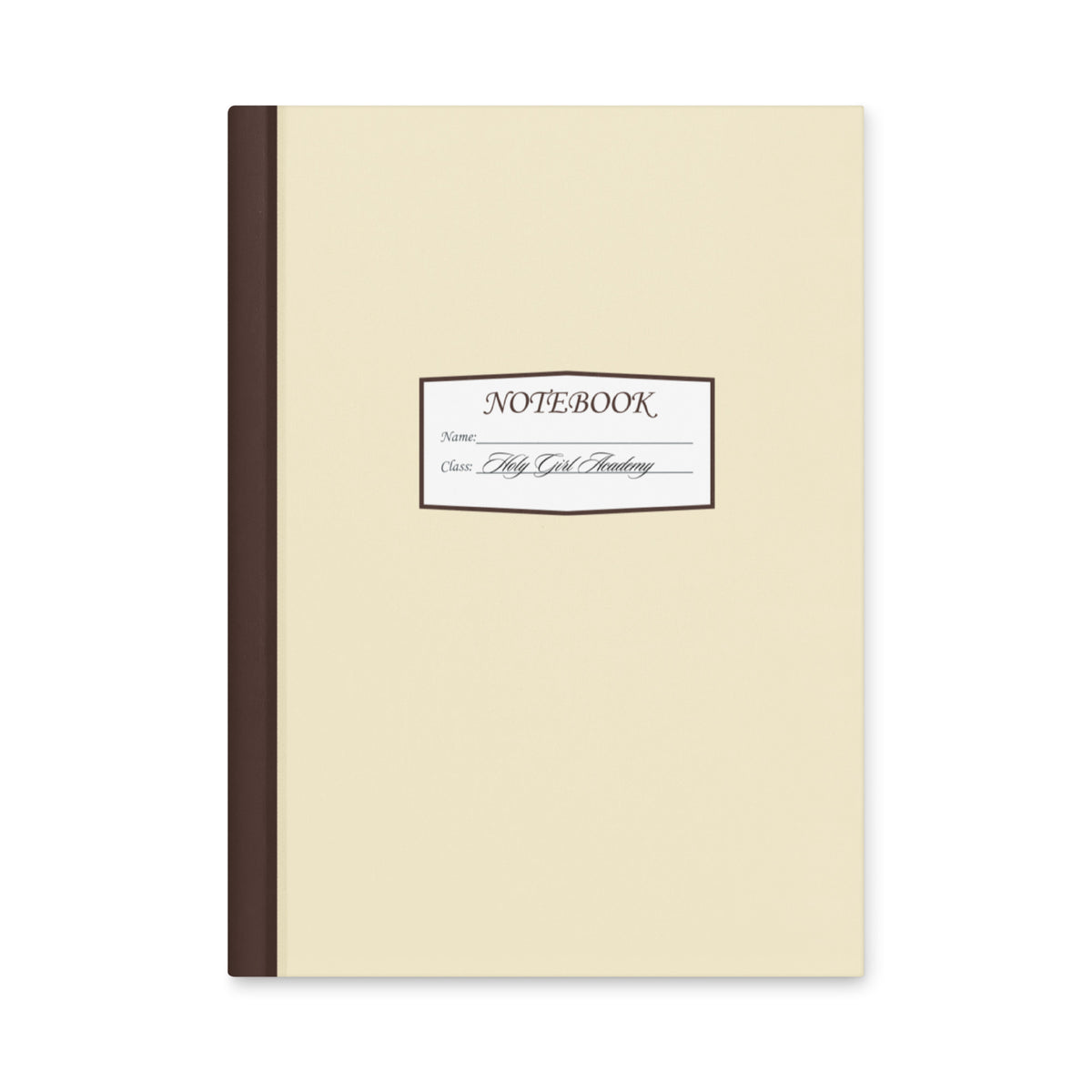 Holy Girl Academy Notebook