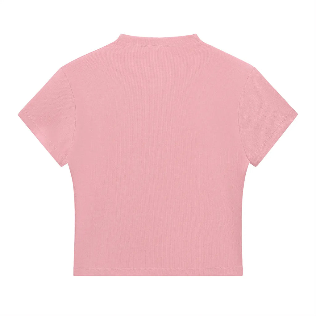God's Daughter Mock Neck Top - Pink